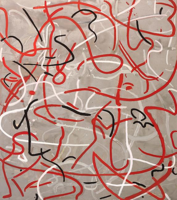 MICHAEL MULHERN KP 24, 2005 Aluminum & Oil on canvas 72 x 63 in 182.9 x 160 cm MICHAEL MULHERN KP 24, 2005布面铝和油画72 x 63 182.9 x 160厘米