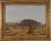 Edgar Spir Cameron(美国1862年 - 1944年):秋季的胶合 - 帆布上的油,39.38 x 31.38英寸/左下角