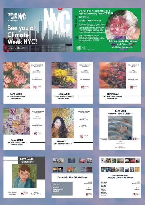 9 Art Shows by Selva Ozelli for Climate Week NYC Selva Ozelli为纽约气候周举办的9场艺术展览