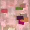娜塔莎·达斯，粉色，(细节)，2019年，画布上的油和线，60 x 36英寸，由艺术家和费城格罗斯·麦克莱夫画廊提供。