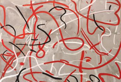 MICHAEL MULHERN KP 24, 2005布面铝和油画72 x 63 182.9 x 160厘米