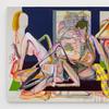 Christina Quarles，我认为yew在现在，2020年涂抹帆布，55 x 86 x 2英寸。图片由艺术家提供。