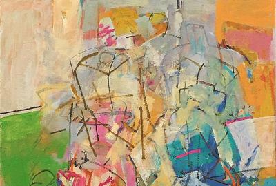 查尔斯·卡约里，《无题》，55 x 51, 1955，布面油画