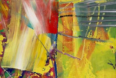 格哈德·里希特，《蜡烛之光》，1984布面油画，200.3 x 179.7厘米。估价:5,500万- 7,500万港元/ 7,050,000-9,620,000美元