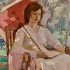 克拉伦斯·欣克尔，《安静的姿势》，1918年，布面油画