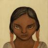 迭戈·里维拉(1886-1957)，《橙色女孩的肖像》，签名，牛皮纸上的木炭和粉彩，13 1/2英寸x 10 1/2英寸(34.3 x 26.7厘米)。美国东部时间30000 - 50000美元。68年很多。