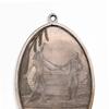 乔治华盛顿印度和平奖章（小尺寸），1792，费城，宾夕法尼亚州，银和银焊接，博物馆购买，余柏皇门基金，2021-6。 