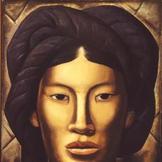 Alfredo RamosMartínez，La Malinche（Yalala，瓦哈卡的年轻女孩），1940年。在帆布上的油漆;50 x 40 1/2英寸（127 x 103 cm）。凤凰艺术博物馆：博物馆购买墨西哥艺术朋友提供的资金，1979.86。©Alfredo RamosMartínez研究项目，通过许可复制。