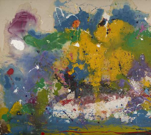 弗雷德里克·j·布朗，《开始》，1971年，布面油画，92 3/4 x 136 1/2英寸。眉毛- 00065