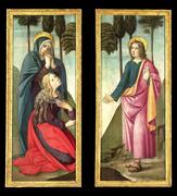 巴托洛梅奥·迪·乔瓦尼的这两幅令人惊叹的画作很可能是用来装饰祭坛的