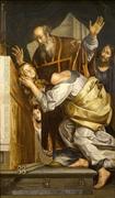 梵蒂冈马赛克工作室创作的《圣瓦莱里亚的殉道》和《圣马夏尔的殉道》在圣彼得大教堂和工作室展出了近一个世纪。