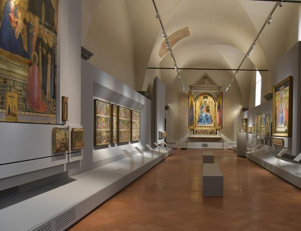 意大利佛罗伦萨圣马可博物馆Fra Angelico房间。利纳伊奥利一侧的帐幕。安东尼奥·夸特隆美术摄影师摄