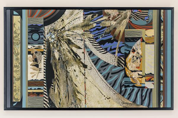 Brenda Kingery，《祖父的旅程》，1990年，布面丙烯，51 x 31英寸。