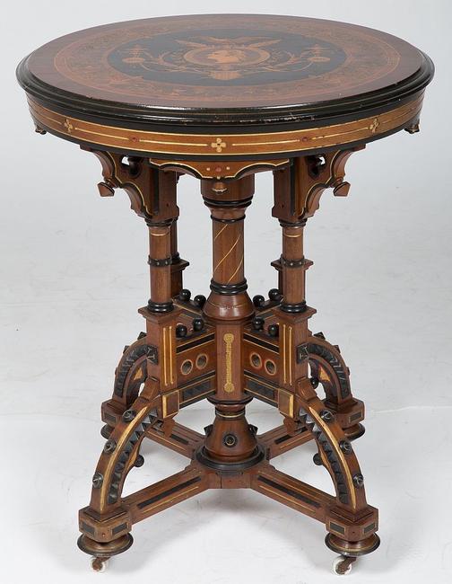 拍品1 -一张罕见的维多利亚百年纪念桌，1776-1876年