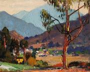 早期加利福尼亚印象派画家阿尔弗雷德·米切尔(1888-1972)的作品《蜿蜒的山谷》售出