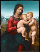 这幅罕见而精致的画板是由佛罗伦萨著名画家多梅尼科·普利戈创作的。大约1515年。