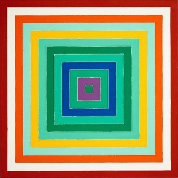 Frank Stella Scramble，上行光谱/上行绿色价值，1977年估计:200 - 300万英镑