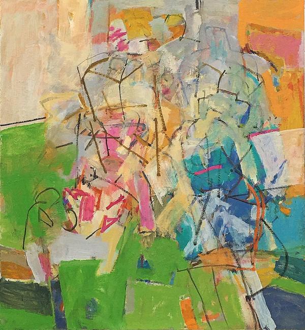 Charles Cajori，Untitled，55 x 51,1955，油在帆布上