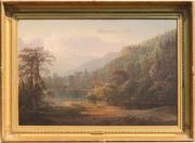 William Louis Sonntag(美国1822 - 1900)(又名William Louis Sonntag Sr.， William Sonntag:风景画-布面油画，26.5 x 39英寸/签名左下