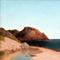 美国风景艺术家约翰·弗雷德里克·肯塞特(John Frederick Kensett, 1816-1872)的一幅崇高的画作，名为《歌唱的海滩和鹰岩》，马塞诸塞州木兰花(108万美元)。