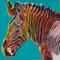 10月13日，第47批作品:安迪·沃霍尔·格雷维的《濒危物种》斑马，1983。估计50000 - 70000美元