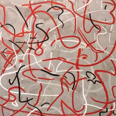 MICHAEL MULHERN KP 24, 2005布面铝和油画72 x 63 182.9 x 160厘米